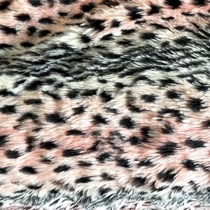 72”x 67” Piece of Faux Leopard Print Material.